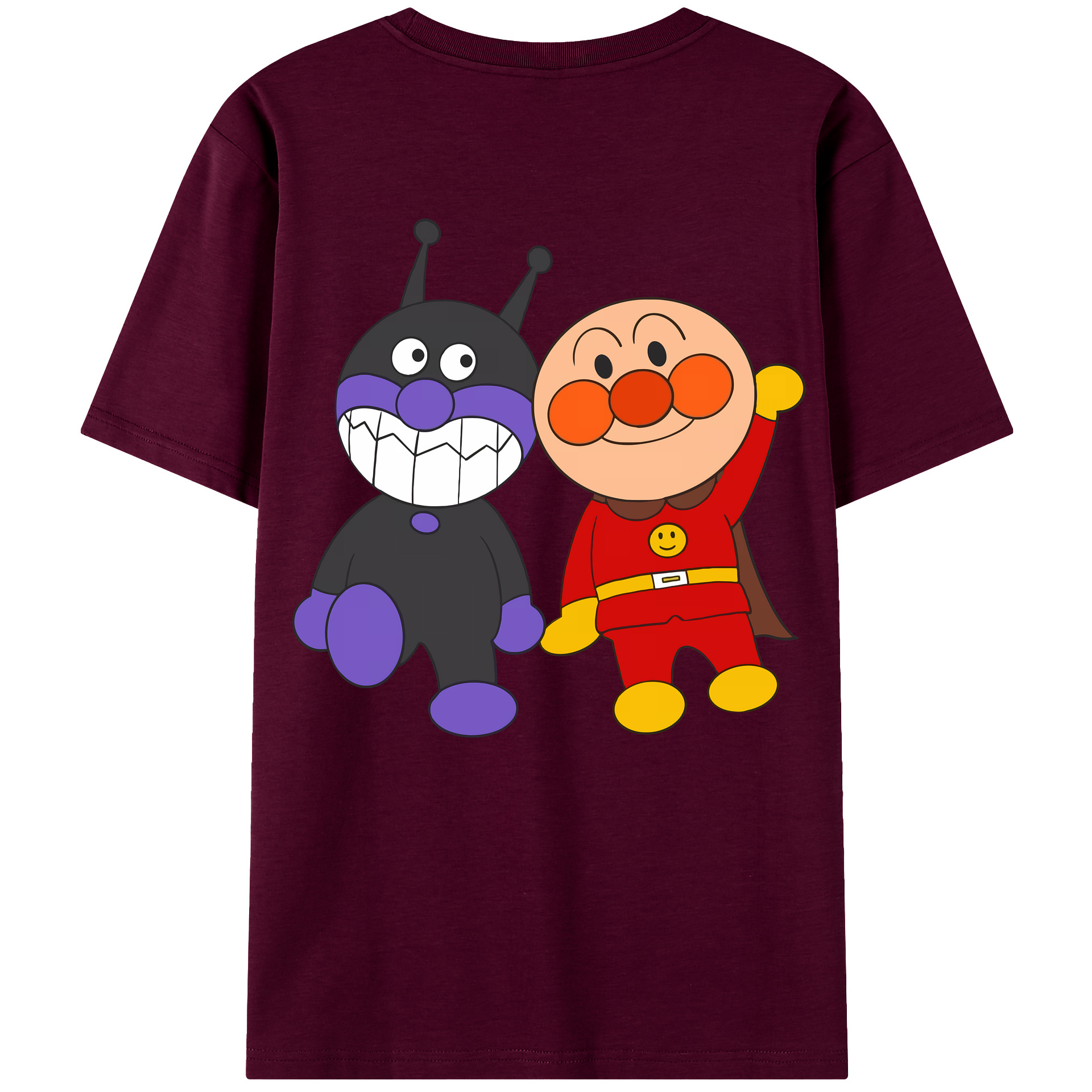 （画像用） アンパンマン Anpanman レディース半袖Tシャツ(バックプリント)
